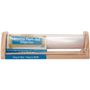 Melissa & Doug Wooden Tabletop Paper Roll Dispenser With White Bond Paper (12 inches x 75 feet)
