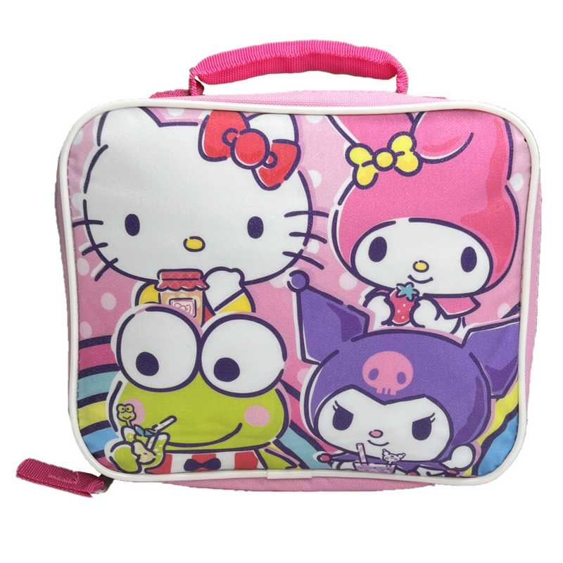 Hello Kitty & Friends 16" Shoulder Backpack with Rectangular Lunch Bag