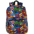 All Over Print Avengers Comic 16" School Backpack with front Pocket, Unisex