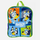 Bluey Backpack Mini 11" Toddler Boys Girls Kids Blue Green Dog School Bag