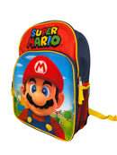 Super Mario Bros - Mario 16" School Backpack with Large Front Pocket