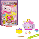 Hello Kitty Tea Party Compact with 2 Sanrio Minis Figures, Stationery Notepad