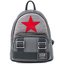 Loungefly x Marvel Winter Soldier Cosplay Backpack with Red Star