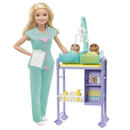 Barbie Careers Baby Doctor Playset With Blonde Doll, 2 Infant Dolls, Toy Pieces