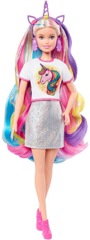Barbie Fantasy Hair Doll With Mermaid & Unicorn Looks