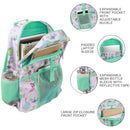 Disney Princesses 16" Kids Backpack With a matching Lunch Bag for Girls, with a large front Pocket