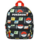 Pokemon 11" PU Leather Deluxe Black Backpack for Everyday Function, Unisex