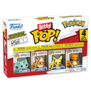 Funko Pop! Bitty: Pokemon - Bulbasaur, Flareon, Pichu, and Charizard - 0.9 Inch (2.2 Cm) Collectable