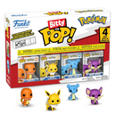 Funko Pop! Bitty: Pokemon - Charmander, Jolteon, Lapras, and Rattata - 0.9 Inch (2.2 Cm) Collectable