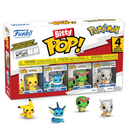 Funko Pop! Bitty: Pokemon - Pikachu, Vaporeon, Caterpie, and Cubone - 0.9 Inch (2.2 Cm) Collectable