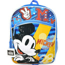 Disney Mickey Mouse Large Backpack Blue 16"