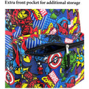 All Over Print Avengers Comic 16" School Backpack with front Pocket, Unisex