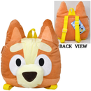 Fast Forward Bluey Bingo Head Plush Shaped Backpack 10 x 13, Orange for Kids
