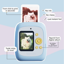 kiimento Ink‑Free Instant Print Digital Camera for Kids 8+, Creator Mode, Density Control, 25+ Filters Sky Blue