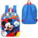 Disney Mickey Mouse With Donald Duck and Goofy 16" Backpack