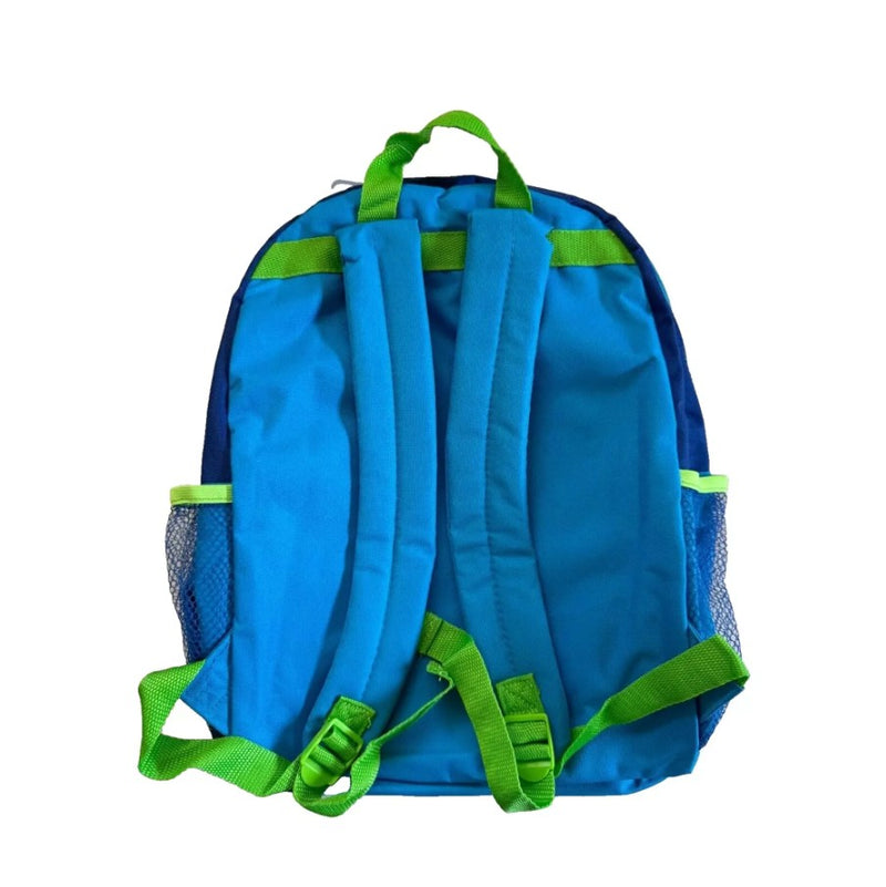 Bluey and Friends 16 inch Backpack with a Insulated Detachable Lunch Bag 2-Piece Set Blue for Boys and Girls