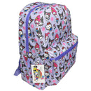 Kuromi All Over Nylon Purple Kids 16" School Backpack