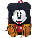Mickey Front Body 16" Backpack with 3D 3 Zipper Pockets