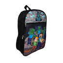 Minecraft Steve Alex 16" Backpack Creepers Zombies Diamond Sword