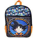 Dragon Ball Z Goku Backpack 16" DBZ Gohan Vegeta Piccolo Gotenks
