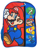 Super Mario Brothers 16" Backpack for boys and girls ages 3+