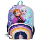 Disney Frozen Anna & Elsa 16" School Backpack with a Large Front Pocket, Girls