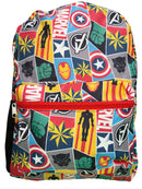 Marvel All Over Print Icons 16" Nylon School Backpack for Kids, with a front Pocket
