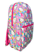 Hello Kitty With Stars  all over 16" Kids Backpack for Girls, with a small front Pocket