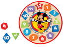 Melissa & Doug Disney Mickey Mouse Wooden Shape Sorting Clock