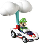 Hot Wheels Mario Kart Gliders, 1:64 Scale Die-Cast Character Toy Car (Styles May Vary)
