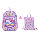 Sanrio Hello Kitty 5 pcs Set Backpack With Lunch Bag -Pink