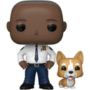Funko POP with a Buddy from TVs Brooklyn Nine Nine Captain Ray Holt with Cheddar, Collectable Vinyl Figure, Gift Idea, Official Merchandise for Kids & Adults Collectors