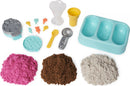 Kinetic Sand Scents, Ice Cream Treats Playset with 3 Colors of All-Natural Scented Sand