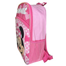 Disney Minnie 16" Pink School Backpack with Front and Side Pockets