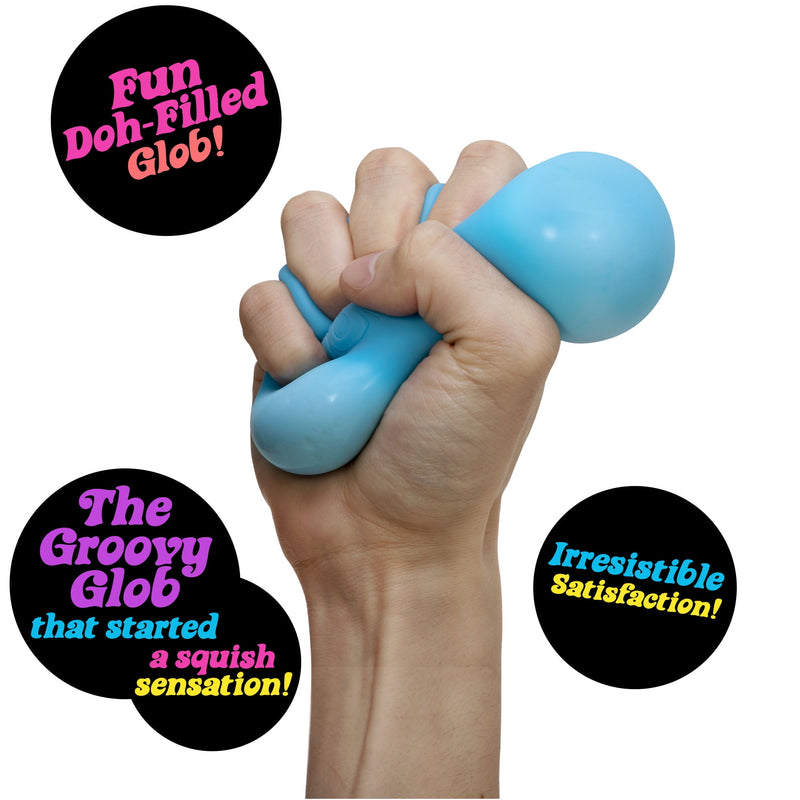 NeeDoh Groovy Glob, Original Squeeze Novelty Toy, Colors Vary, Children Ages 3+