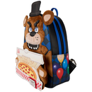 Loungefly Five Nights at Freddys Blue Mini Backpack with a Pizza Pocket