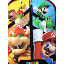 Nintendo Super Mario Bros 16" Polyester School Backpack with Front Zipper and two Side Mesh Pockets