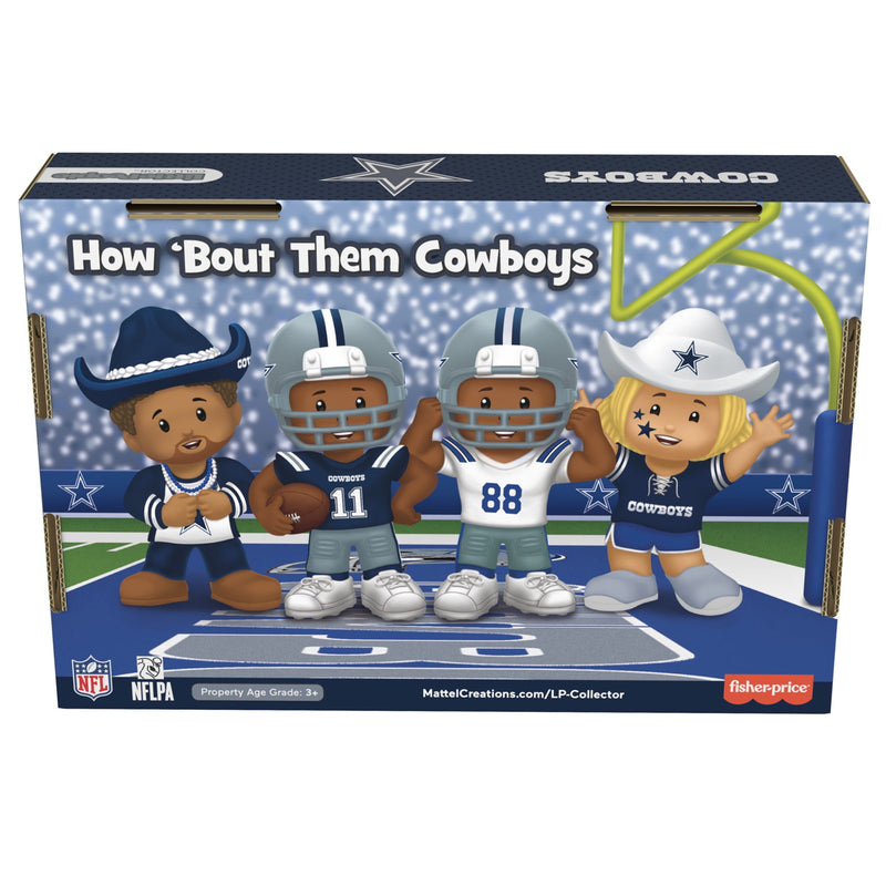 Fisher-Price Little People NFL Collector Cowboys Figure 4-Pack