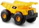 CAT Construction Toys, Mini Crew 3-Pack 7”, Push-Powered Yellow Construction Vehicle Toys, Includes Dump Truck, Wheel Loader, and Excavator for Kids and Toddlers Ages 2+