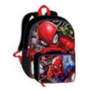 Marvel Spider-Man 16" Shoulder Backpack for School with Rectangular Lunch Bag