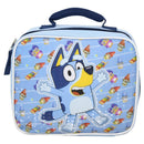 Fast Forward Bluey Rectangle Lunch Bag, Hello Bluey and Mini Character