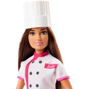 Barbie Doll & Accessories, Career Pastry Chef Doll with Hat, and Cake Slice
