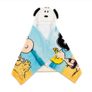 Peanuts Snoopy Kids Super Soft Bath/Pool/Beach Soft Cotton Terry Hooded Towel Wrap, 24 in x 50 in