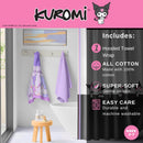 Sanrio Kuromi Kids Super Soft Bath/Pool/Beach Soft Cotton Terry Hooded Towel Wrap, 24 in x 50 in
