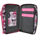 Loungefly Sanrio My Melody and Kuromi Zip Around Wallet, Pink and Black