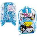 Fast Forward Sanrio Hello Kitty & Friends Transparent Backpack with a Detachable Lunch Kit, for Girls