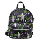 Beetlejuice All Over print 10" Mini Deluxe Backpack with 1 Front pocket