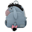 Loungefly Disney Eeyore Blue Mini Faux Leather Backpack with front Pocket