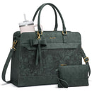 LOVEVOOK Laptop Leather Messenger Work Bag for Women, Waterproof Business Teacher Bag, Large Computer Laptop Bag