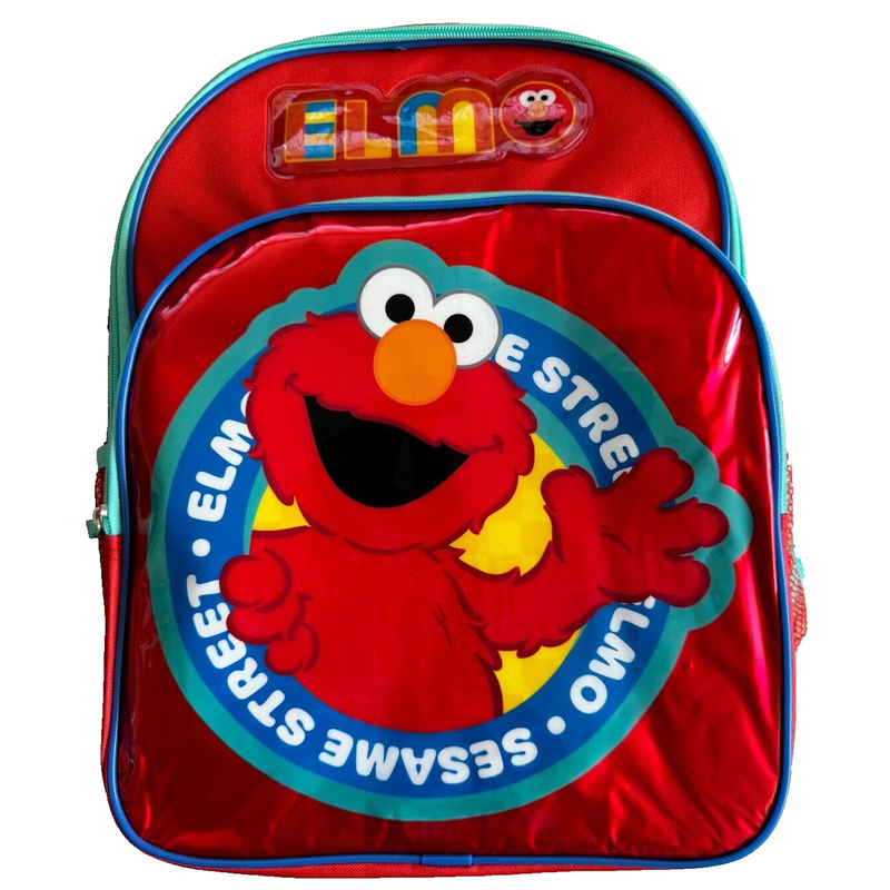 Sesame Street Elmo 16" Dual-Compartment Backpack